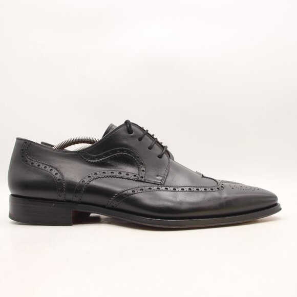 Magnanni Sergio Men\'s US Size 12 M Wingtip Oxford Dress Black Leather 13974 main image 11